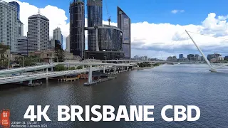 [4k] Explore Brisbane CBD First Wednesday  2024 | Brisbane City | Brisbane | Queensland | Australia