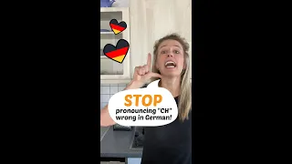 HOW TO PRONOUNCE THE GERMAN "CH" #shorts