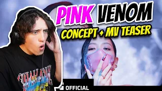 South African Reacts To BLACKPINK - ‘Pink Venom’ M/V TEASER  + CONCEPT TEASER