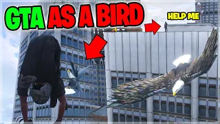 I Turned Into an EAGLE NPC and Kidnapped Every Player - GTA 5 RP