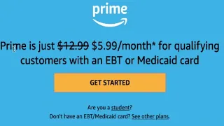 Save 50% off Amazon Prime if you have an EBT Card or Medicaid Card Check out this video