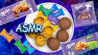 Filling Platter Milka ASMR | Unpacking Moments Alpine Milk Mix, Cookies Choc, Pieguski Choco Cookie