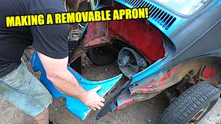 🔧How I Created a Removable Rear Apron🔧 -1974 VW Super Beetle