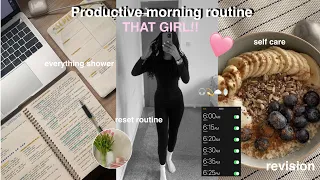 Productive day in my life!! *reset routine *study day
