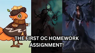 The first OC homework assignment! | Basics of Digital Painting