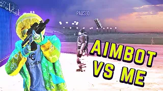 Beating a AIMBOT player (gets mad in voice chat) [GTA ONLINE]