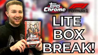 NEW TOPPS FORMULA 1 CHROME 2022 | F1 CHROME LITE HOBBY BOX BREAK! | EXCLUSIVE RAYWAVE PARALLEL HITS!