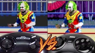 Sega Genesis Vs Sega 32x - WWF WrestleMania: The Arcade Game