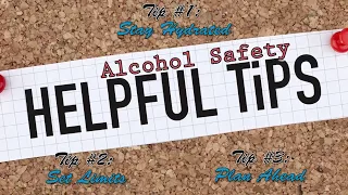 Alcohol Safety Tips