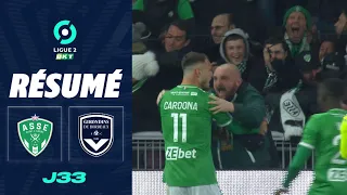 AS SAINT-ÉTIENNE - FC GIRONDINS DE BORDEAUX (2 - 1) - Résumé - (ASSE - GdB) / 2023-2024