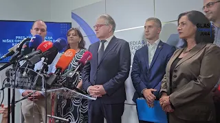 Konferencija za novinare opozicionih partija u Nišu