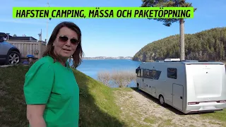 Mässa vid Hafstens Camping och Nilla fixar ny hylla i husbilen | varahusbilsresor.se