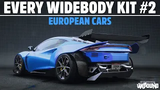 NFS Unbound - EVERY WIDEBODY KIT #2 - EUROPEAN CARS (Lamborghini, Porsche, BMW, McLaren + More)