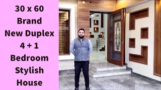 30 x 60 brand new double story 4 bedroom stylish house with luxury interior new sunny enclave mohali