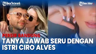 Reaksi Istri Bomber Persib Ciro Alves  saat Ditanya Bisa Bahasa Sunda?