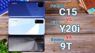 ANG SAKTO SA'YO: Redmi 9T vs. realme C15 vs. vivo Y20i