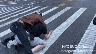 NYC streets are rough ... stay in your car next time!