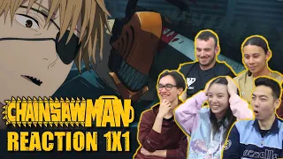 Chainsaw Man EP 1x1 REACTION! | Dog and Chainsaw