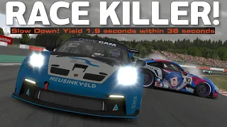 Top Split Porsche Cup Carnage & the iRacing penalty system is broken!