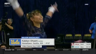 Katelyn Ohashi (UCLA) - Uneven Bars (9.075) - Oklahoma at UCLA 2018