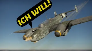 Bf 110 G2 - Air RB Ace material? (War Thunder Gameplay)