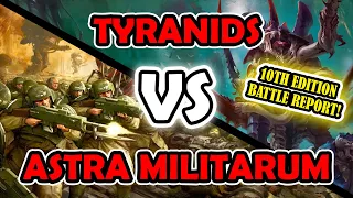 Imperial Guard Vs Tyranids! | 10th Edition Battle Report | Warhammer 40,000