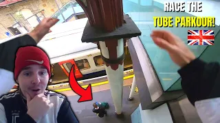 Australian Reacts To Race The Tube - London Parkour POV 🇬🇧