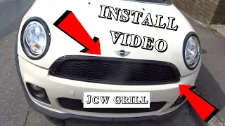 JCW GRILL INSTALL VIDEO - R56 - UPDATE