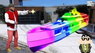 GTA 5 :IF Franklin Touch Any CARS And Turns Into ENHANCED YATCH! (GTA 5 Mods)