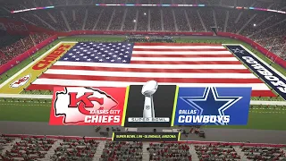 Madden NFL 23 - Kansas City Chiefs Vs Dallas Cowboys Simulation PS5 Superbowl 57 Predictions