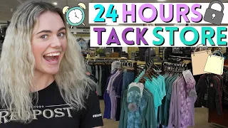 24 Hours Locked in a Tack Store Challenge! AD | This Esme
