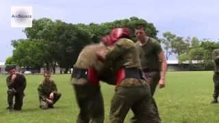 U.S. Marines & Australian Army - Body Sparring Practice