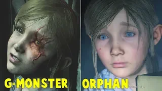 Orphan Sherry Transforming to G-Monster  FULL STORY - Resident Evil 2 Remake 2019