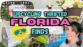 Upcycling thrifted finds from Destin & Fort Walton beach, FLORIDA