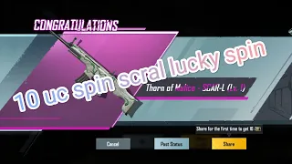 Trick Only 10 uc spin scral Thorn of Malice lucky spin [🔥🔥 PUBG Mobile 🔥🔥