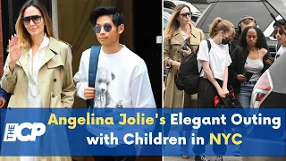 Angelina Jolie's Elegant Outing with Children in NYC