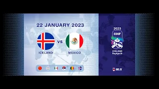 Live Recording - ISL vs MEX | 2022 IIHF Ice Hockey U20 WC Division II, Group B | Reykjavik Iceland