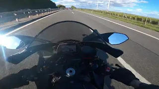 Yamaha R1 RN65 | German Autobahn | Acceleration & Top Speed