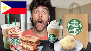 Ordering The ENTIRE Starbucks Philippines Menu!