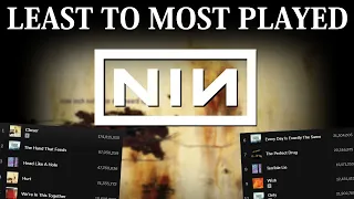 All NINE INCH NAILS Songs LEAST TO MOST Plays [2022]