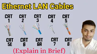 What Ethernet Cable to Use? | Difference Between CAT 1, CAT 2, to CAT 5, CAT 6, CAT 7 & CAT 8 Cable