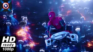 Spiderman vs Drones | Spider Man Far From Home 2019 || ''Elemental Fusion Illusion''   Movie Clip HD