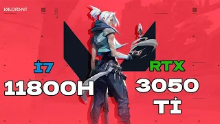 Valorant | RTX 3050 Ti + i7 11800H | All Settings Full HD Benchmark