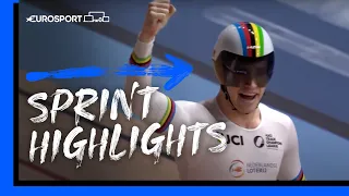 Super Speed ⚡️ | The Men's Sprint highlights in the UCI Track Champions League | Eurosport