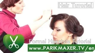 Formal evening hairstyle parikmaxer tv english version