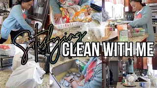 SATISFYING CLEAN & ORGANIZE WITH ME! MESSY HOUSE CLEANING MOTIVATION | KITCHEN ORGANIZATION IDEAS