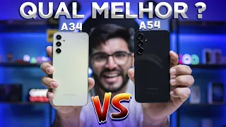 Galaxy A54 vs Galaxy A34! Tem muita diferença? Qual a MELHOR COMPRA pra você? COMPARATIVO!