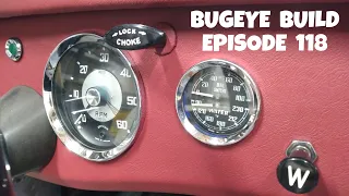 How to install the oil pressure/water temperature gauge in a Frogeye Sprite. Bugeye Build Ep. 118