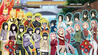 NARUTO BARYON MODE & HINATA VS SASUKE RINNEGAN & SAKURA | Naruto Storm 4 MOD