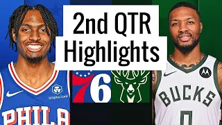 Milwaukee Bucks vs Philadelphia 76ers Full Highlights 2nd QTR | Oct 26 | NBA Regular Season 2023-24